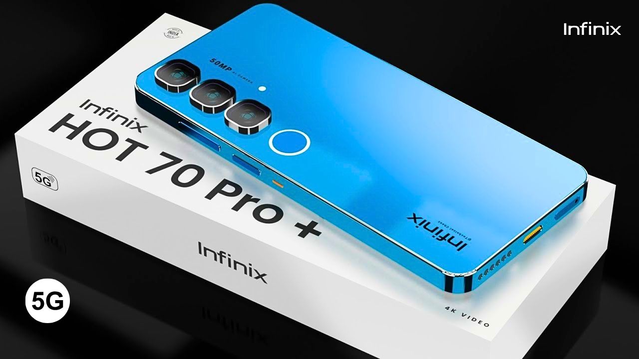 Infinix Hot 70 Pro+ 5G potencia Dimensity 7300 y cámara de 50MP con gran batería