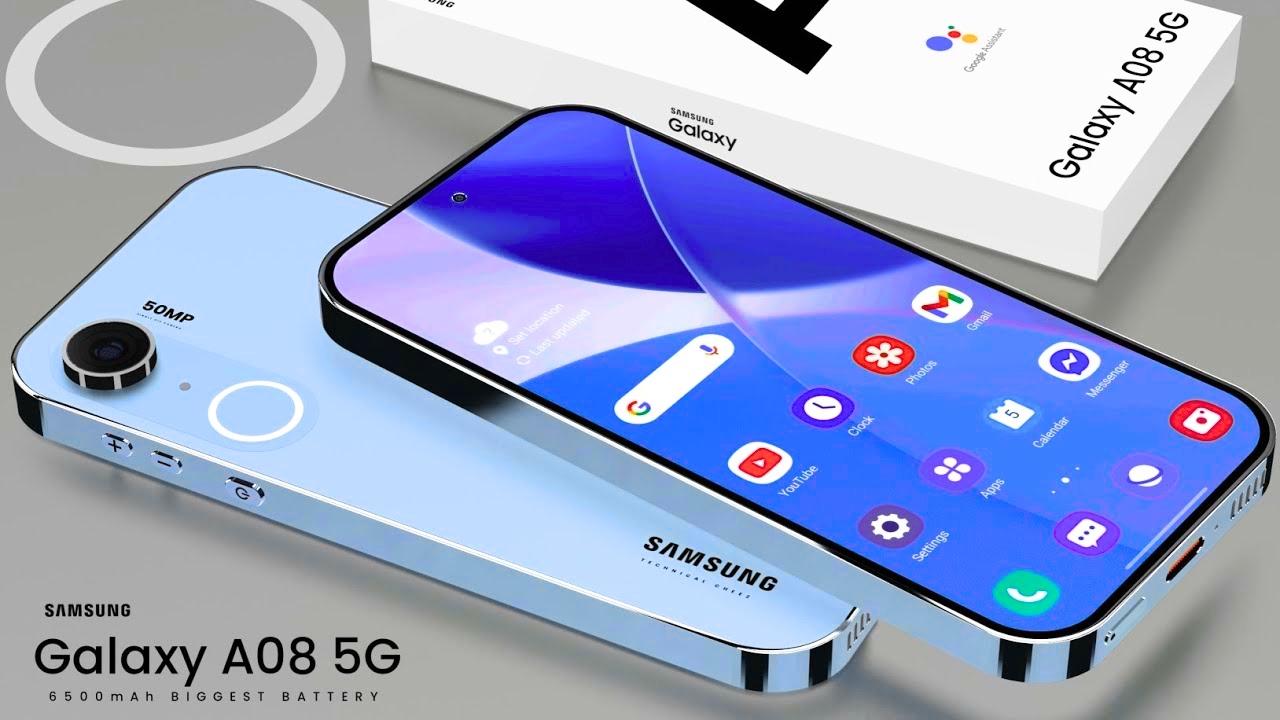 Samsung Galaxy A08 5G el smartphone con batería de 6500mAh Dimensity 7100 y cámara de 50MP